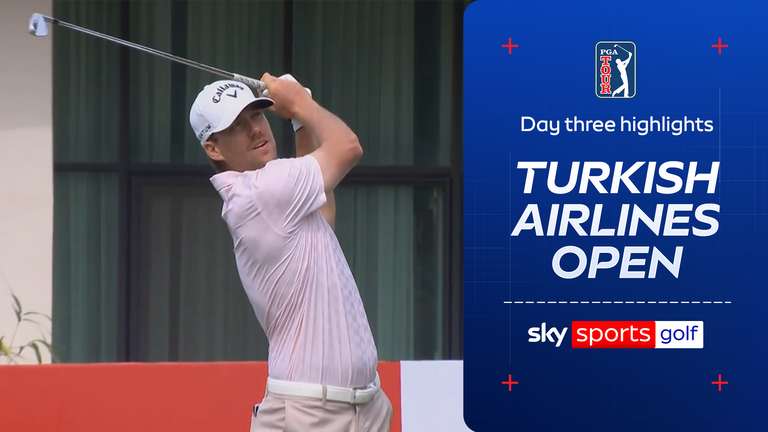 Highlights from the third round of the Turkish Airlines Open at National GC, Belek, Antalya, Türkiye.