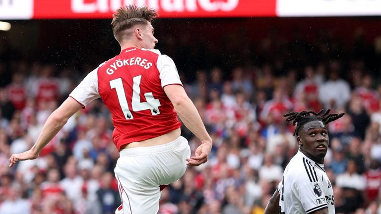 Gyokeres adds his second for rampant Arsenal against Fulham LIVE! & highlights