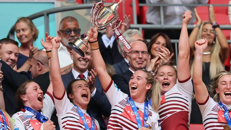 Dominant Wigan thrash St Helens in Women's Challenge Cup final