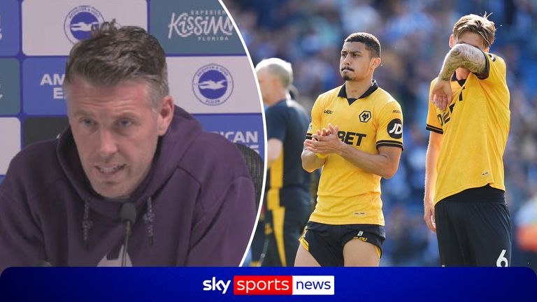 Rob Edwards passionately called for a summer rebuild at Wolves after an 'embarrassing' season went from bad to worse after a 3-0 defeat at Brighton