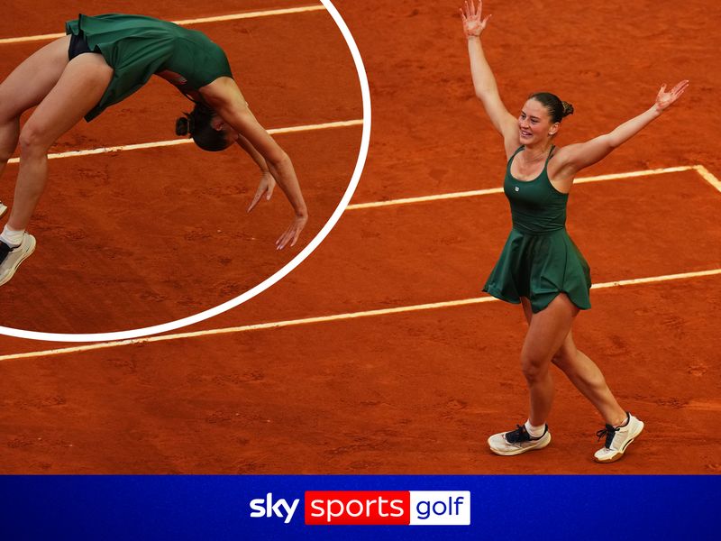 Marta Kostyuk celebrates maiden WTA 1000 title with a backflip