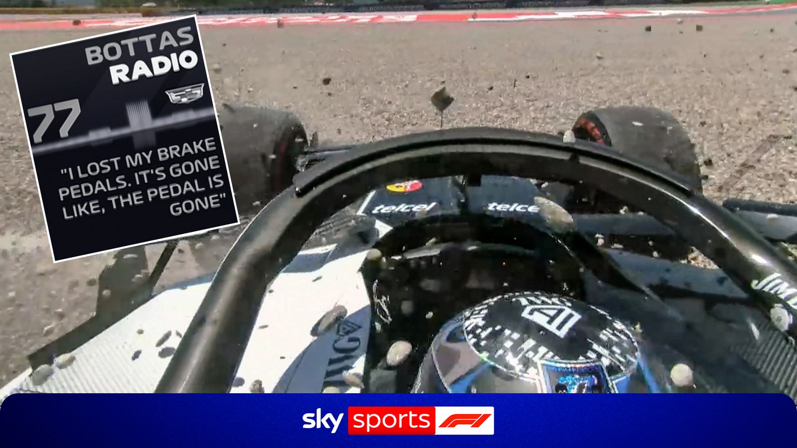 Barcelona-Catalunya GP: Valtteri Bottas suffers brake failure in final practice!