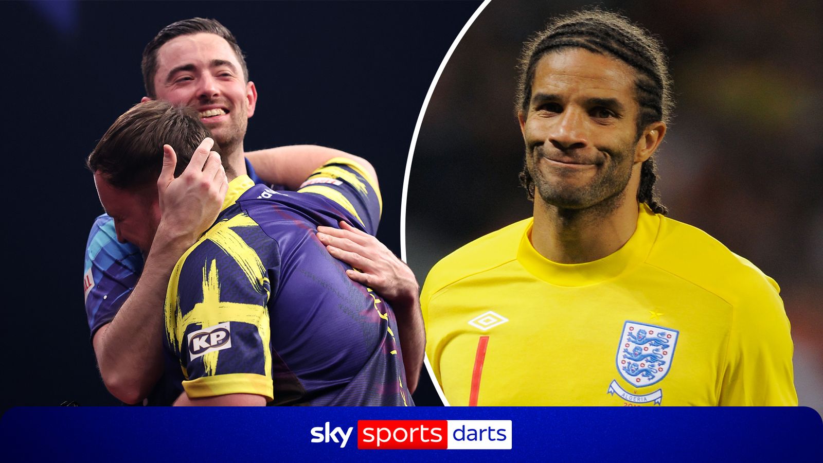 England: David James backs his side to win both darts and football World Cups!