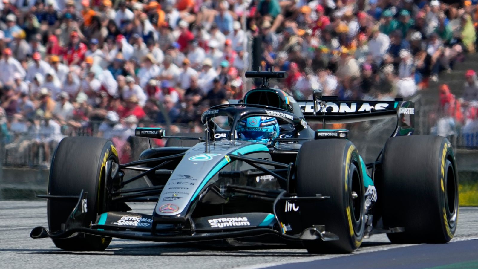 Austrian GP: George Russell holds off Max Verstappen to end winless streak and reinvigorate title bid