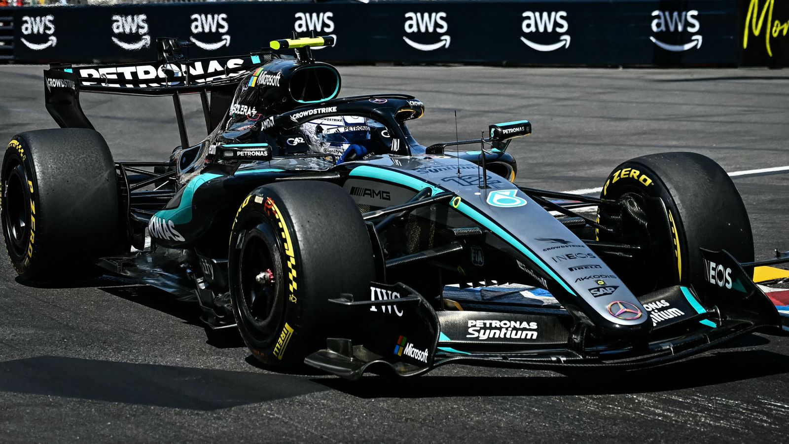 Monaco GP: Kimi Antonelli wins fifth F1 race running with Lewis Hamilton second after dramatic, chaotic finish to Grand Prix