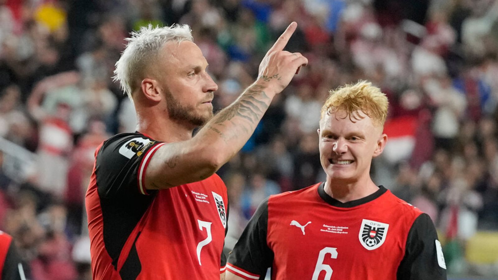 World Cup 2026: Austria 3-1 Jordan - European side earn first World Cup win in 36 years with victory over debutants