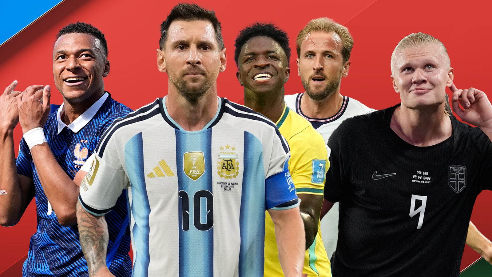 World Cup 2026 Golden Boot race: Lionel Messi, Kylian Mbappe, Erling Haaland and Vinicius Jr in epic battle to be top scorer