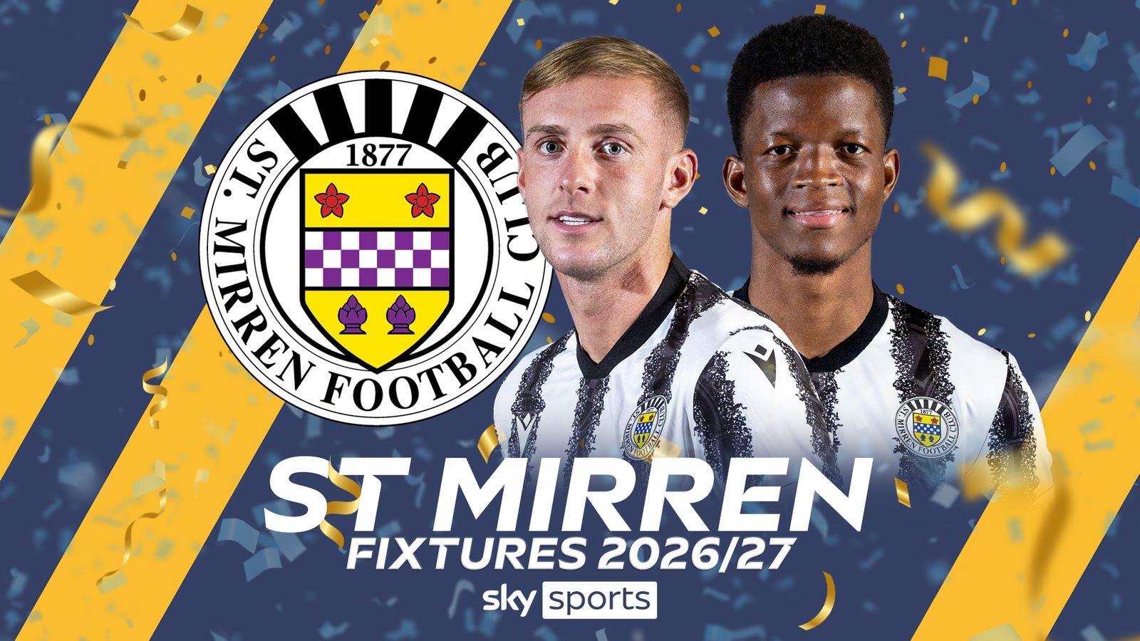 St Mirren: Scottish Premiership 2026/27 fixtures and schedule