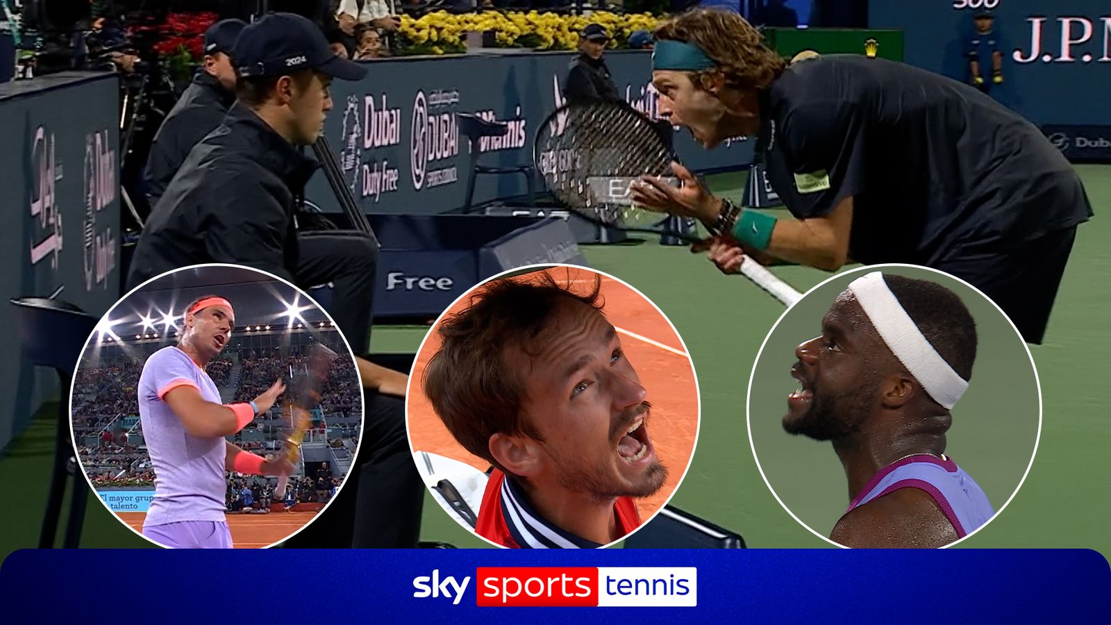 Tennis meltdowns: Racket smashes, outrage and LOTS of swearing!