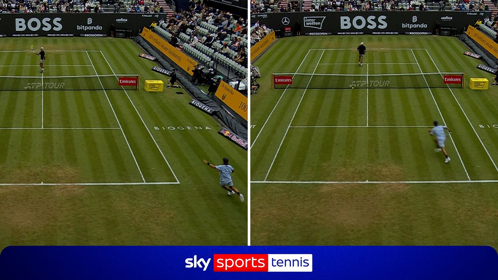 ATP Tour: Nick Kyrgios immediately turns around after hitting drop shot volley against Sho Shimabukuro