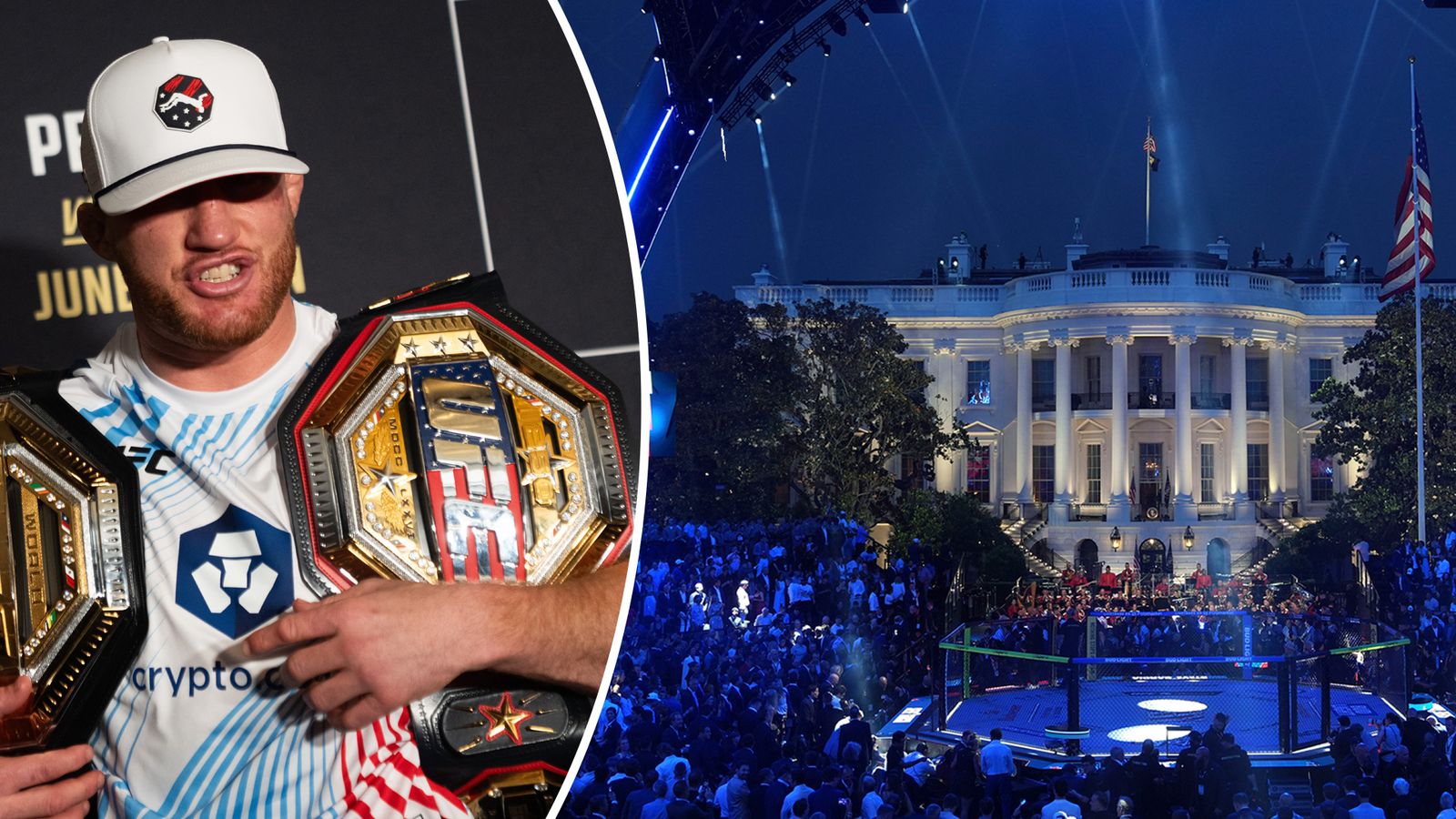 UFC takes over the White House as Justin Gaethje stuns Ilia Topuria!