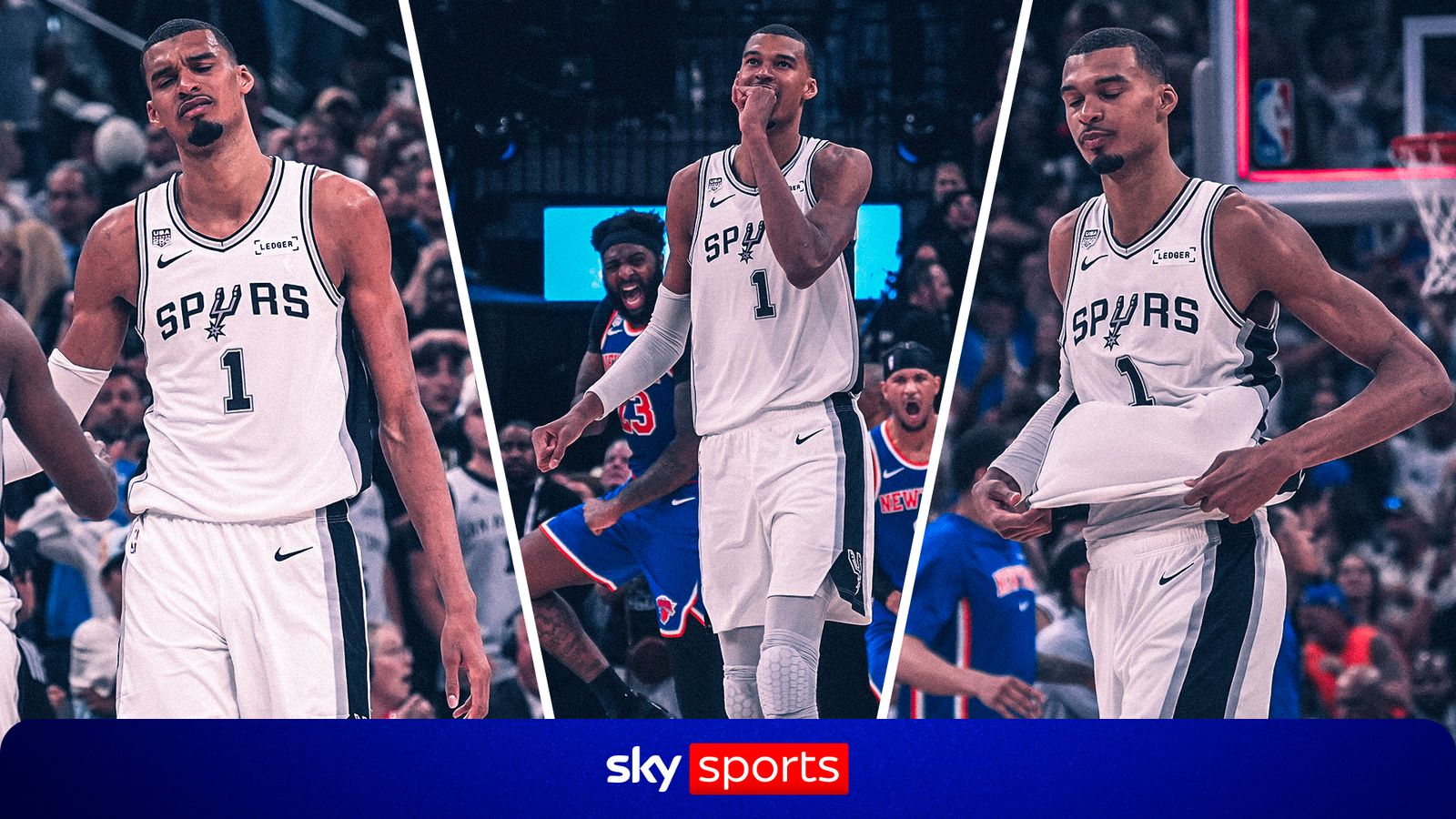 AGONY for Wembanyama as Knicks win Game 2 after epic ending!
