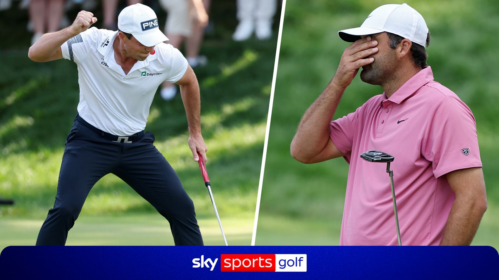 Viktor Hovland beats Scottie Scheffler in Travelers Championship play-off!