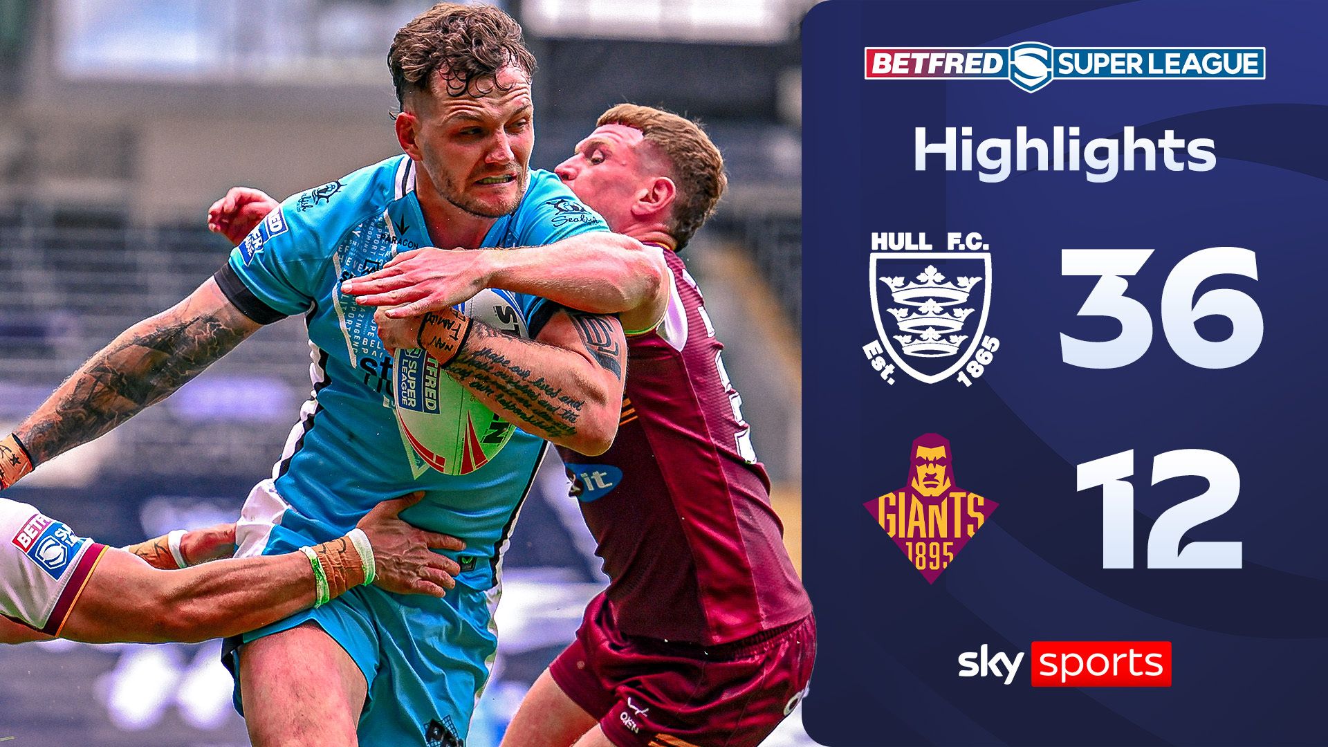 Hull FC end losing run with dominant Giants win