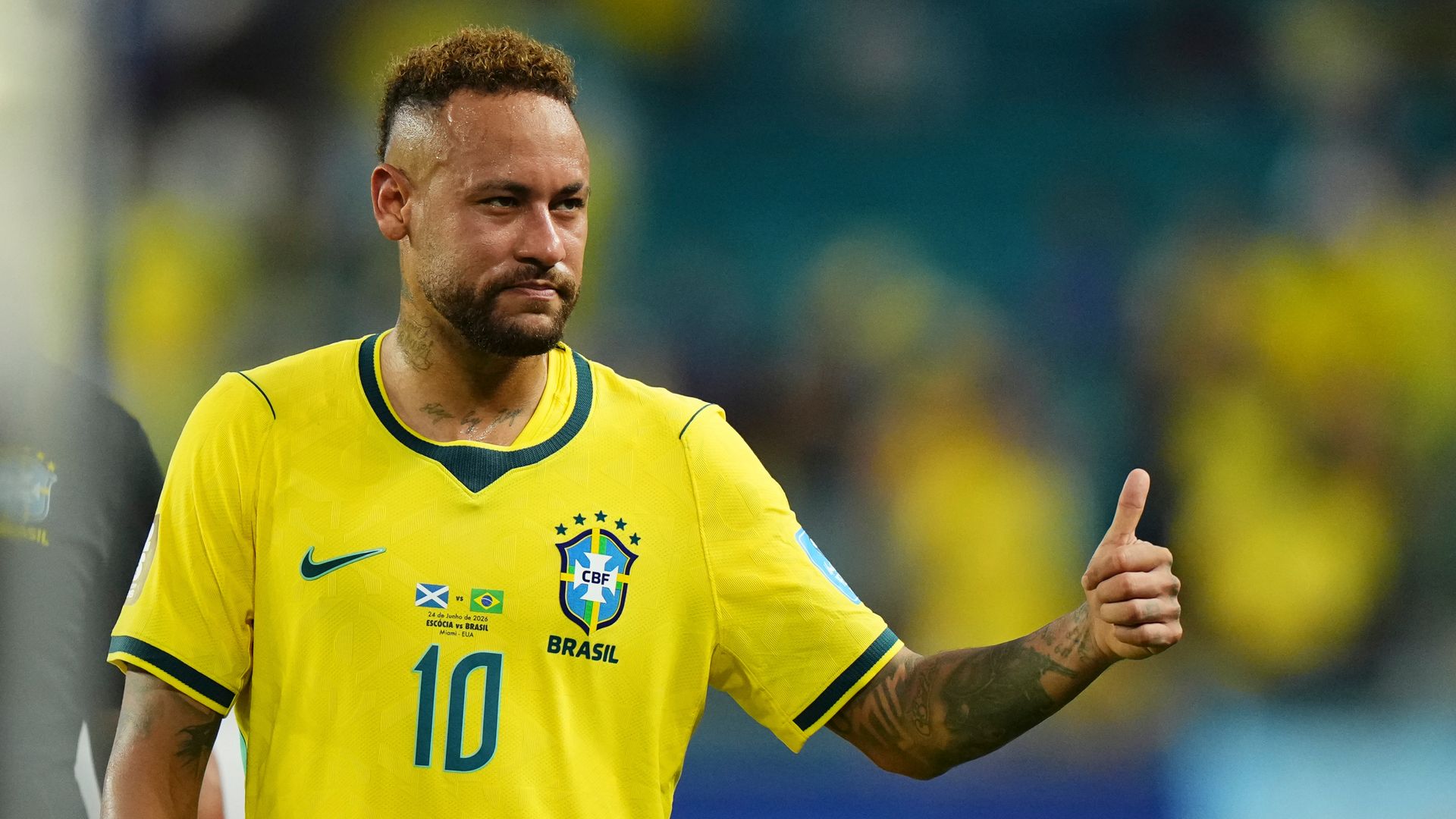 Emotional Neymar makes Brazil return: 'It was a struggle to get back'