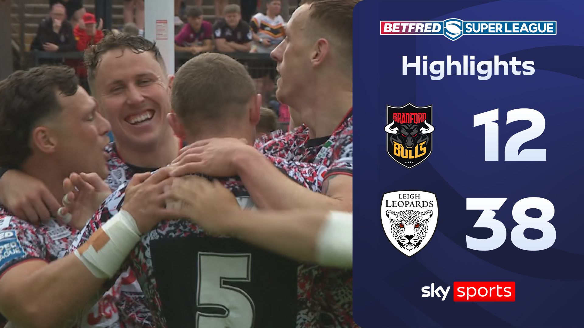 Leigh Leopards Defeat Bradford Bulls 38-12 in Rugby Super League