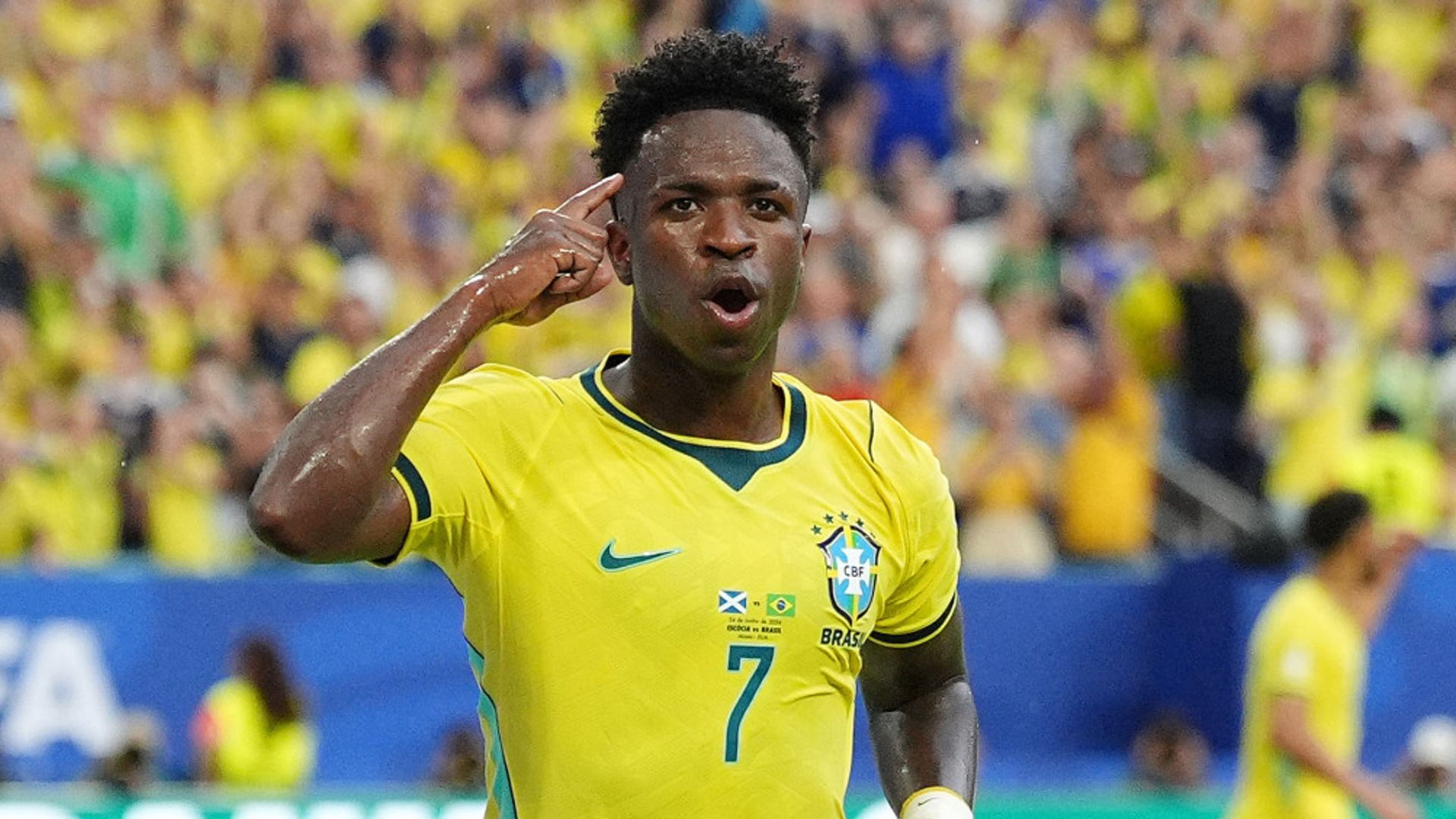 Vini Jr header doubles Brazil lead vs Scotland, Morocco and Haiti level LIVE!