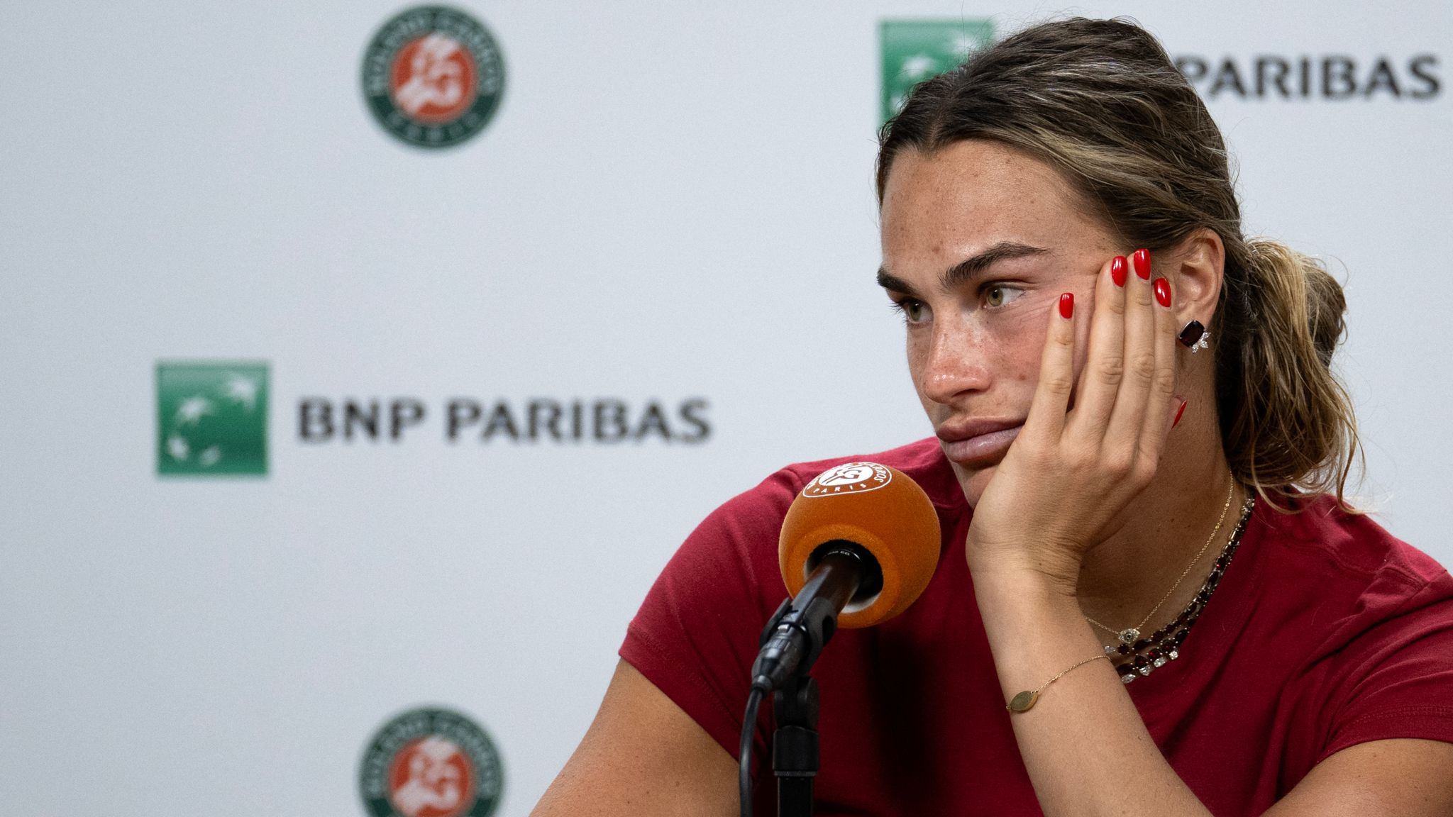 French Open: Aryna Sabalenka says she 'wants to quit tennis' after ...