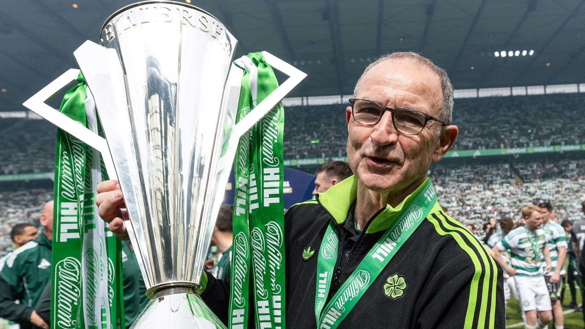 Martin O'Neill: Celtic manager, 74, signs permanent deal after Scottish Premiership and Scottish Cup success