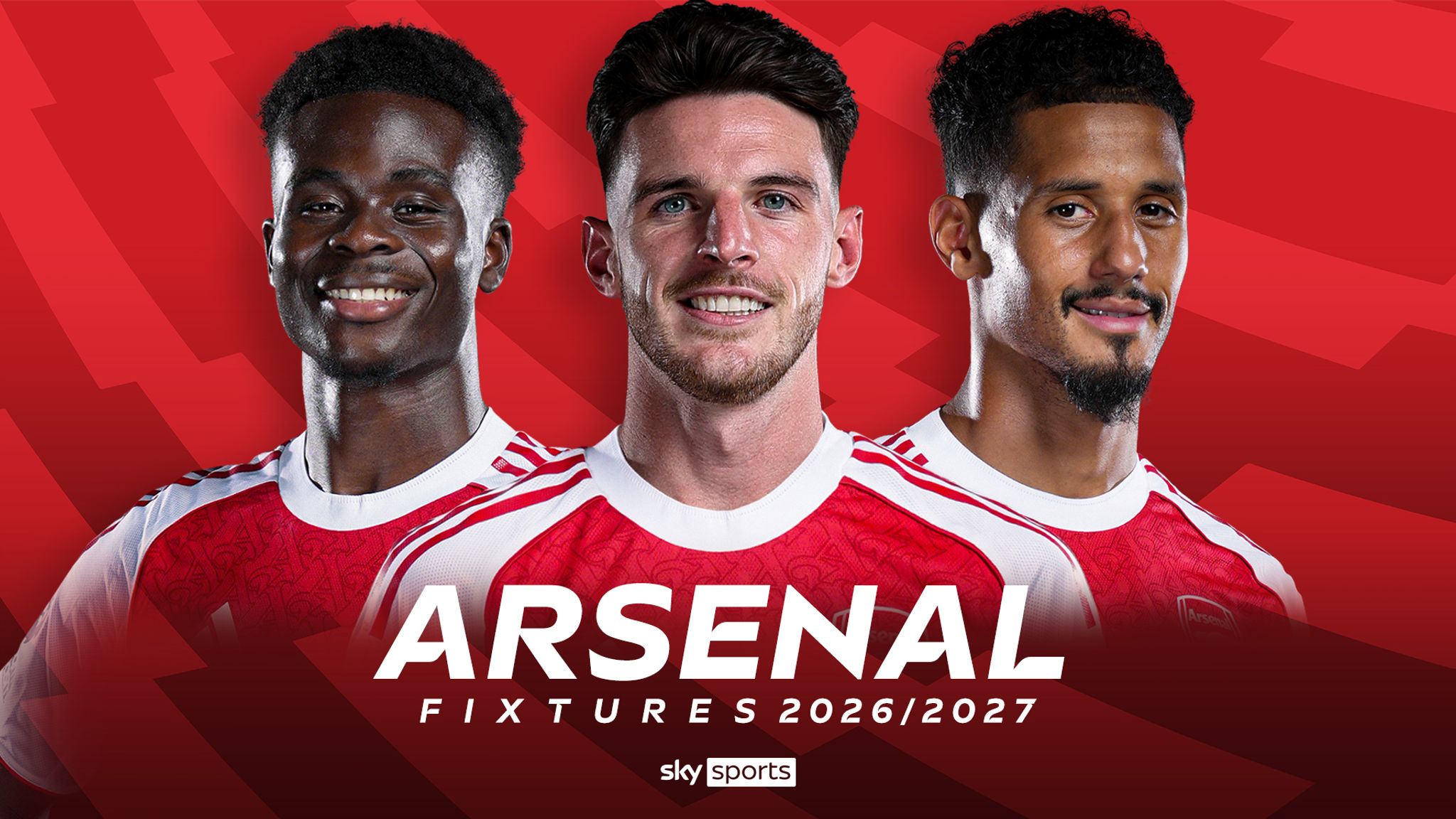 Arsenal: Premier League 2026/27 fixtures and schedule