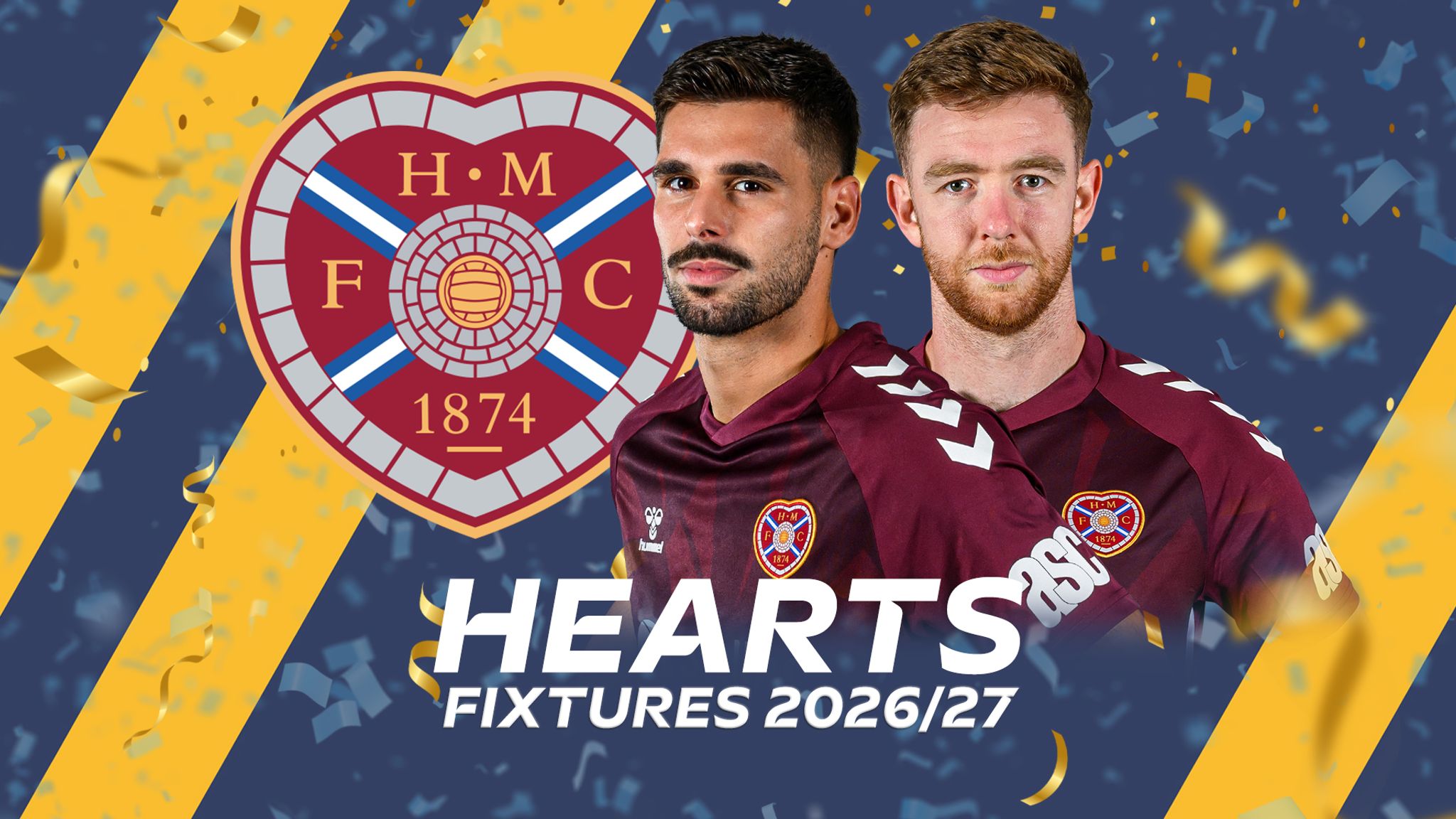 Hearts: Scottish Premiership 2026/27 fixtures and schedule