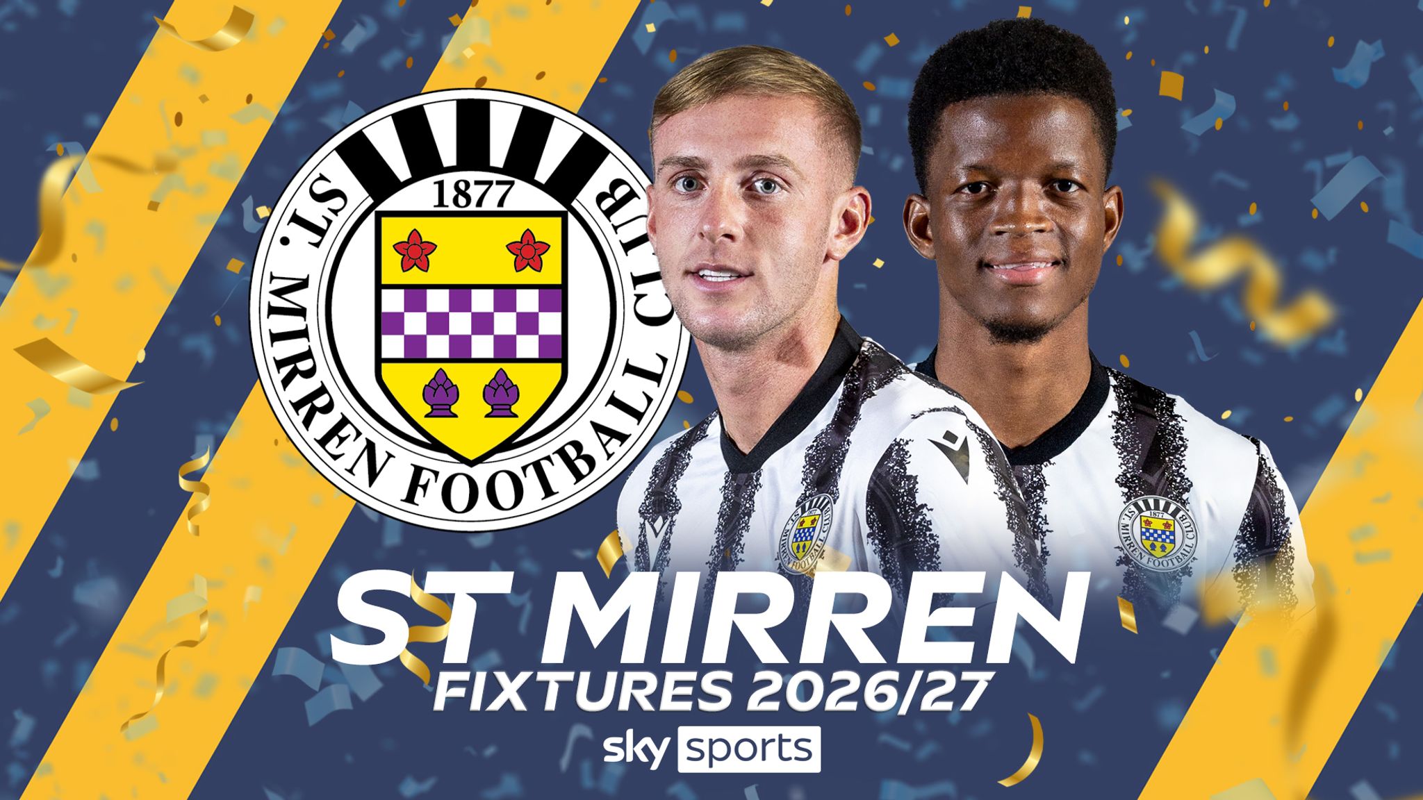 St Mirren: Scottish Premiership 2026/27 fixtures and schedule