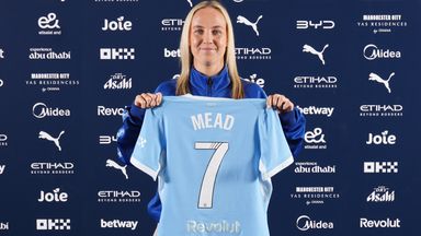 Beth Mead has signed for Man City on a free transfer (Photo by Declan Lloyd/Manchester City FC)