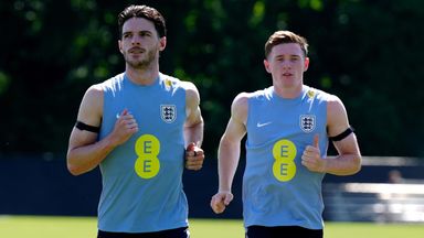 Elliot Anderson and Declan Rice are fit to start against Panama