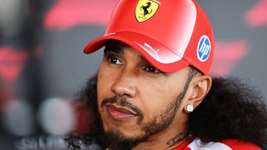 Lewis Hamilton at the Barcelona-Catalunya GP