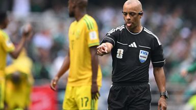 Brazilian referee Wilton Sampaio - who officiated England's World Cup 2022 loss to France - showed off some of the new rules