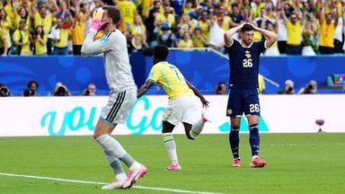 Vinicius Jr opened the scoring for Brazil against Scotland