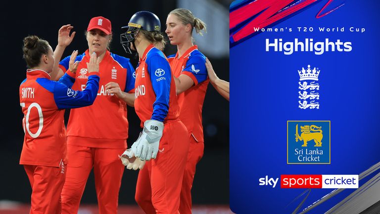 England vs Sri Lanka Women's T20 World Cup match