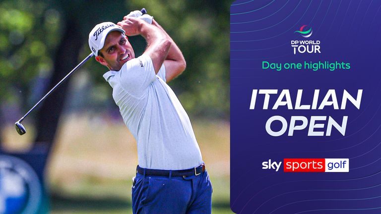 Highlights from Day one of the Italian Open at the Circolo Golf Torino.