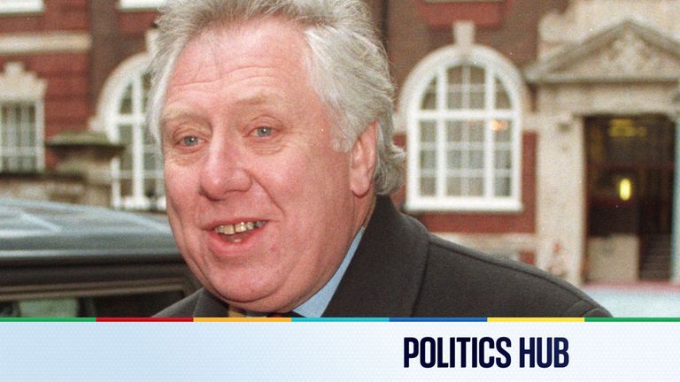 Roy Hattersley in 1995. Pic: Reuters