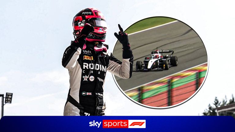 Former F1 Academy champion Abbi Pulling becomes the first female to win a race in the GB3 Championship.