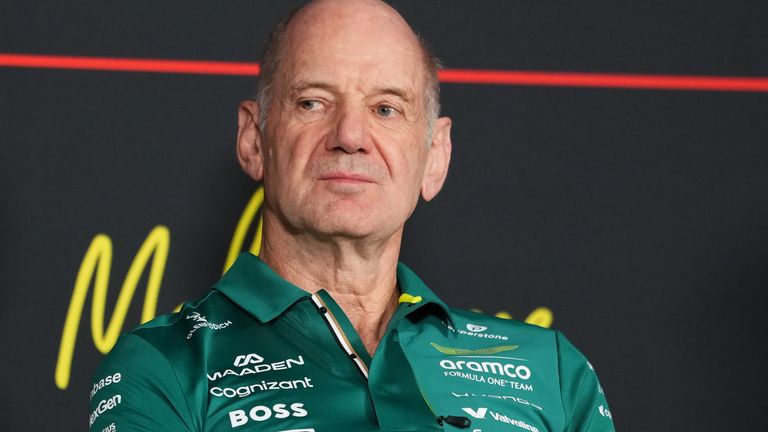 Adrian Newey has attended the Australian and Monaco Grands Prix so far this season