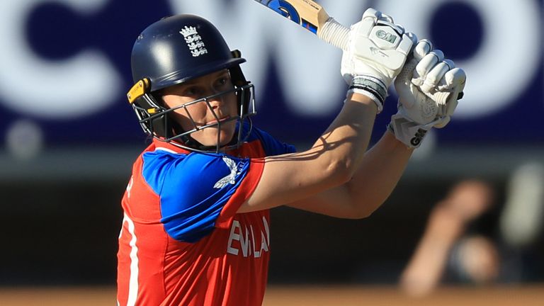 England's Amy Jones bats during the 2026 ICC Women's T20 World Cup (PA Images)