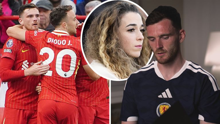 Diogo Jota’s wife, Rute Cardoso, penned an emotional message to Andy Robertson as part of FIFA’s Letters That Unite series, thanking him for his support after her husband’s passing and wishing him well for the World Cup.