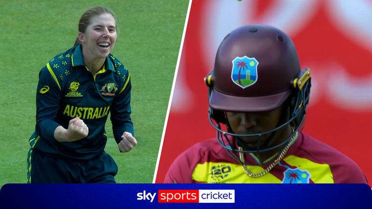 A breakthrough for Australia sees the departure of Hayley Matthews. 