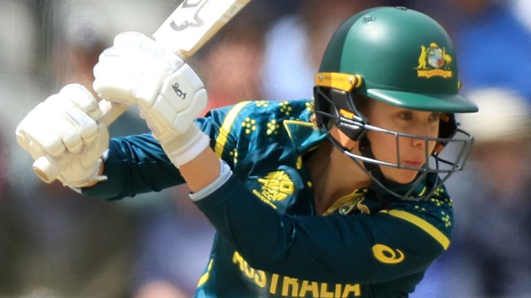 Australia's Phoebe Litchfield during the ICC Women's T20 World Cup