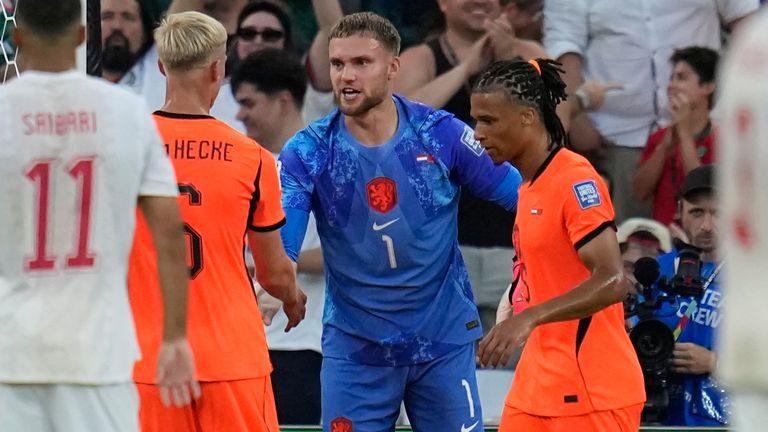 Netherlands goalkeeper Bart Verbruggen