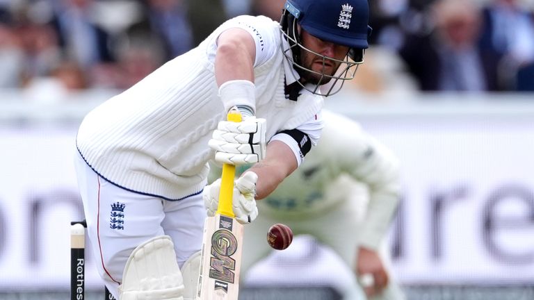 Ben Duckett was trapped leg before by Nathan Smith shortly after lunch on day one