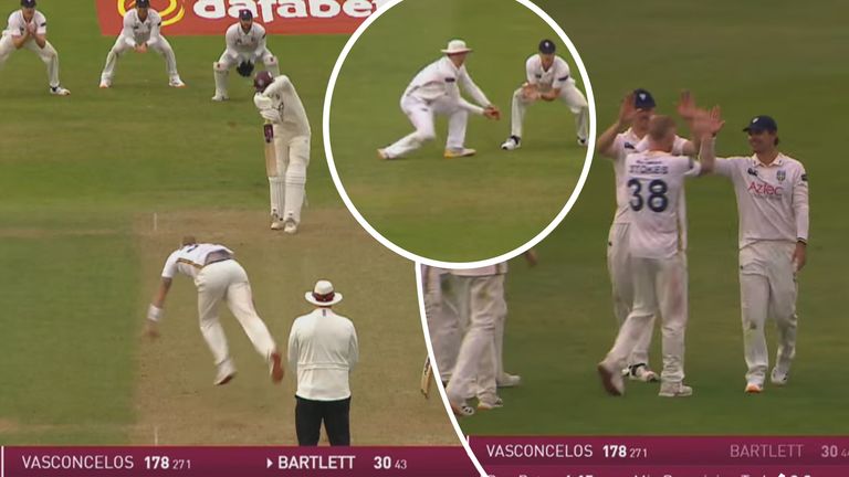 Ben Stokes picked up his only wicket of the day as he returned to playing by representing Durham against Northampton since being dropped from his England duties. 