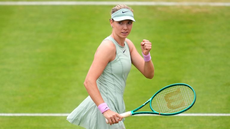 Boulter is through to her 15th WTA quarter final - and eighth on grass 