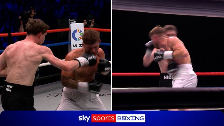 Sam Hickey registered a thunderous knockout in the second round of his fight against Todd Tompkins.