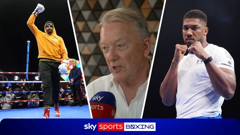 Promoter Frank Warren provides the latest on what's happening regarding Tyson Fury's potential fight with Anthony Joshua.