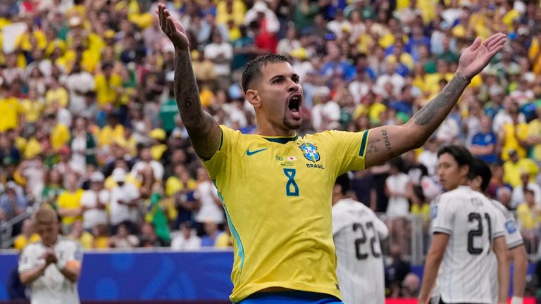 Bruno Guimaraes was one of Brazil's standout players at the World Cup