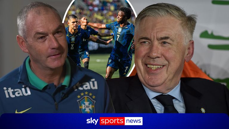 Brazil assistant coach Paul Clement opens up about how he has found being in the national camp, what the players are like and head coach role being right for Carlo Ancelotti. You can watch the full interview on Sky Sports News on tomorrow. 