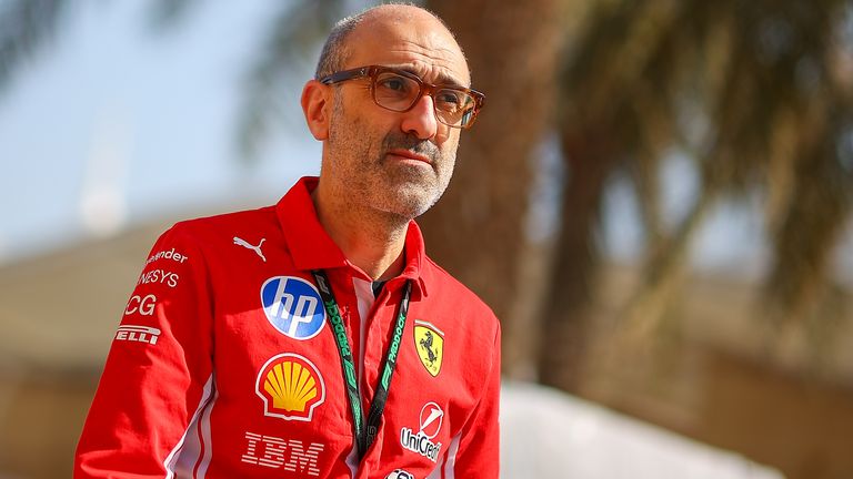 Ferrari engineer Carlo Santi