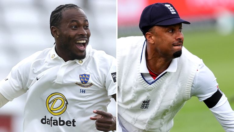 Jofra Archer and Emilio Gay